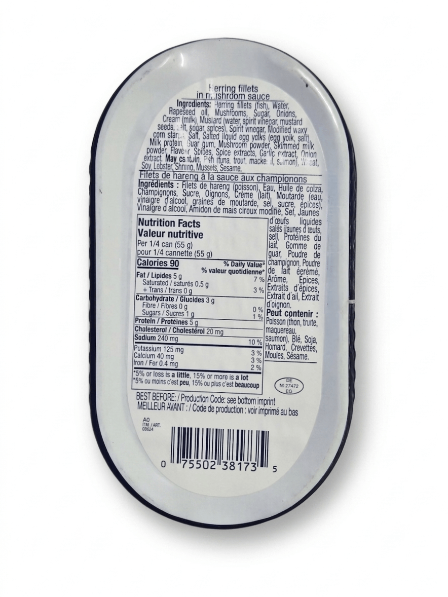 Herring Fillets in Mushroom Sauce image 1