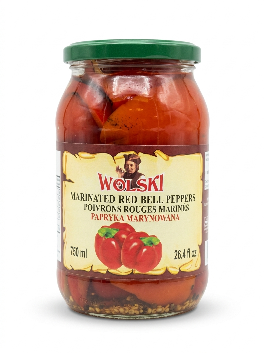 Marinated Red Bell Peppers image 0