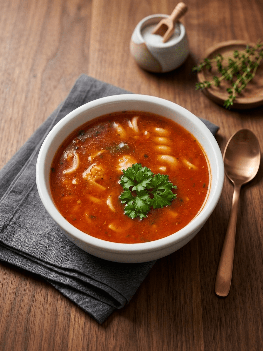 Tomato Meatball Soup image 0