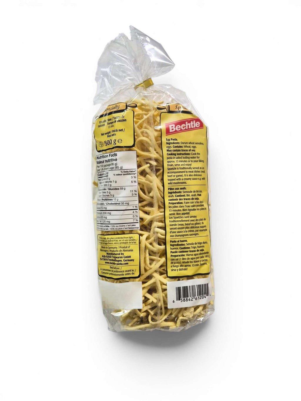 Bechtle Traditional German Egg Pasta - Spaetzle Farmer Style image 1