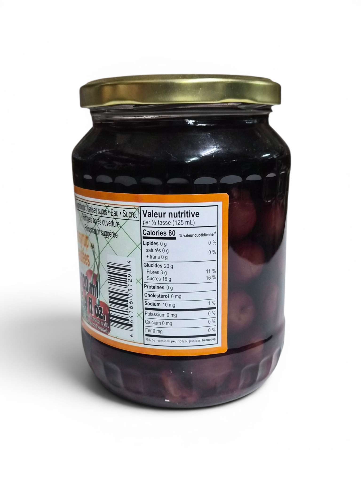 Pitted Red Sour Cherries in Light Syrup image 1