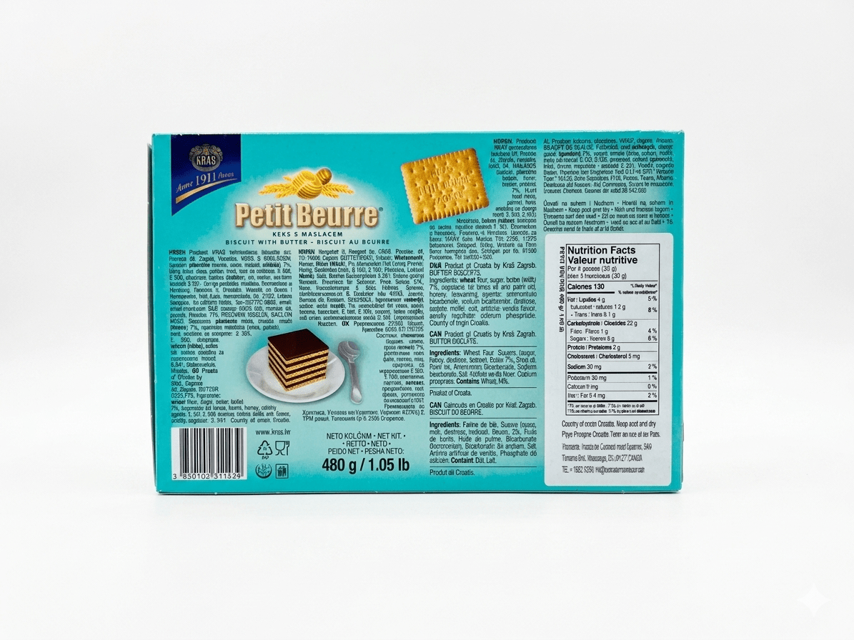 Kras Petit Beurre Biscuit with Butter image 1