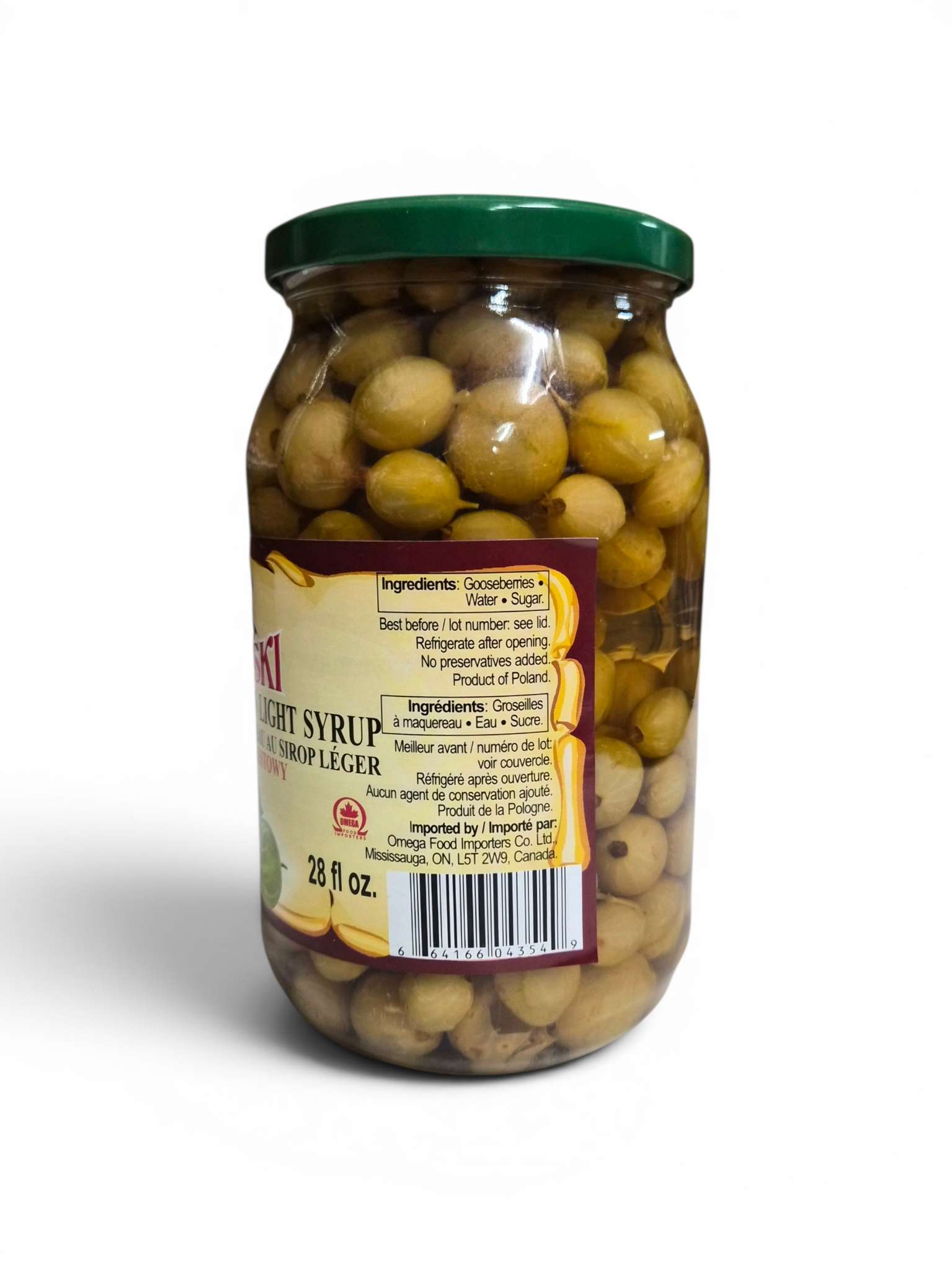 Gooseberries in Light Syrup image 1