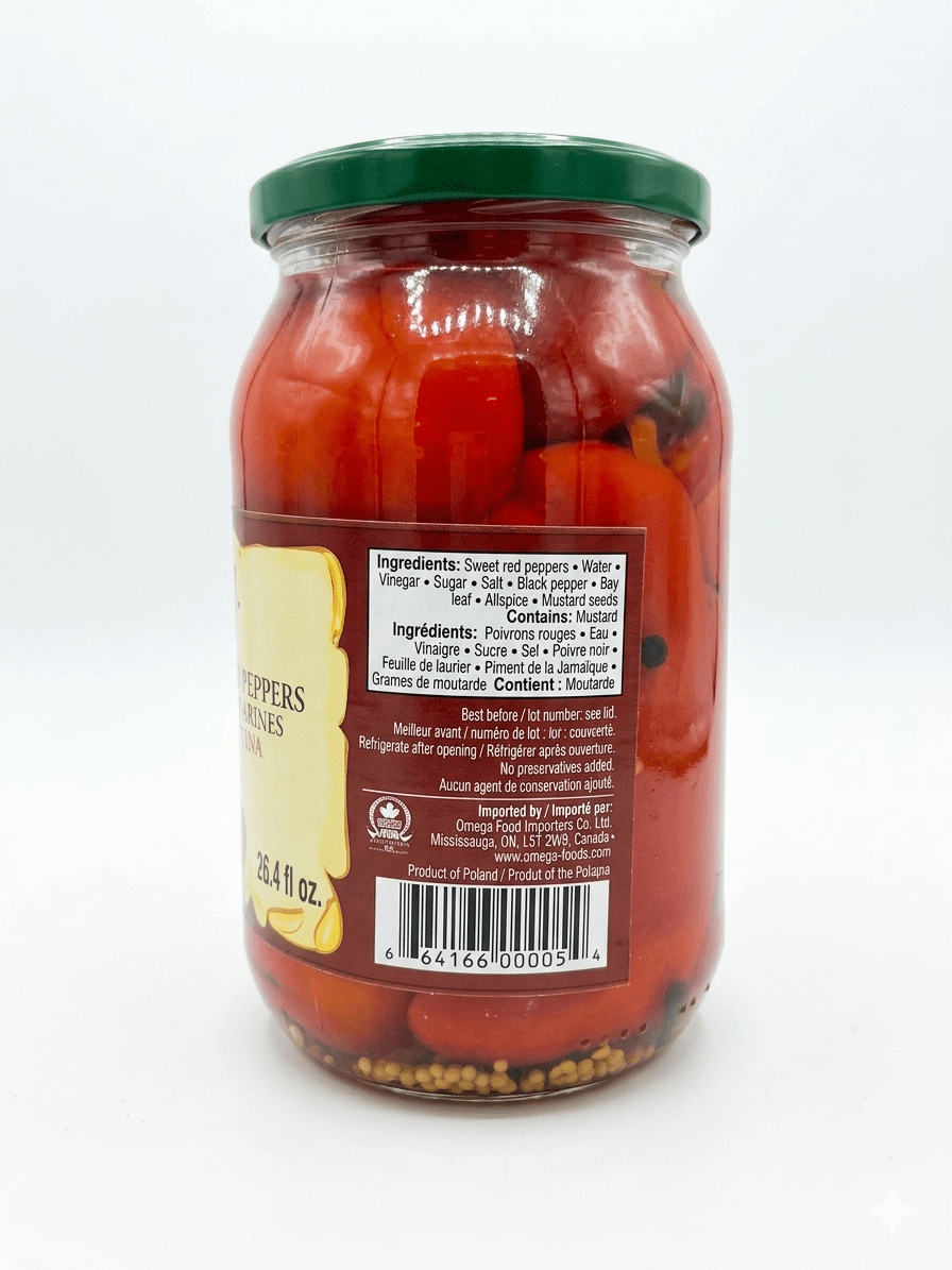 Marinated Red Bell Peppers image 1
