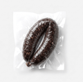 A vacuum-sealed Blood Sausage Ring (Frozen)