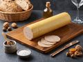 A sliced log of Goose Liver Sausage
