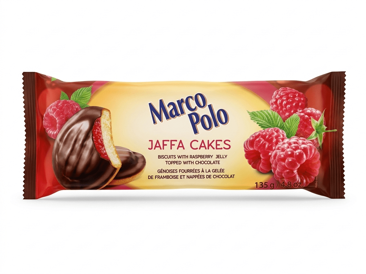 Marco Polo Jaffa Cakes - Raspberry image