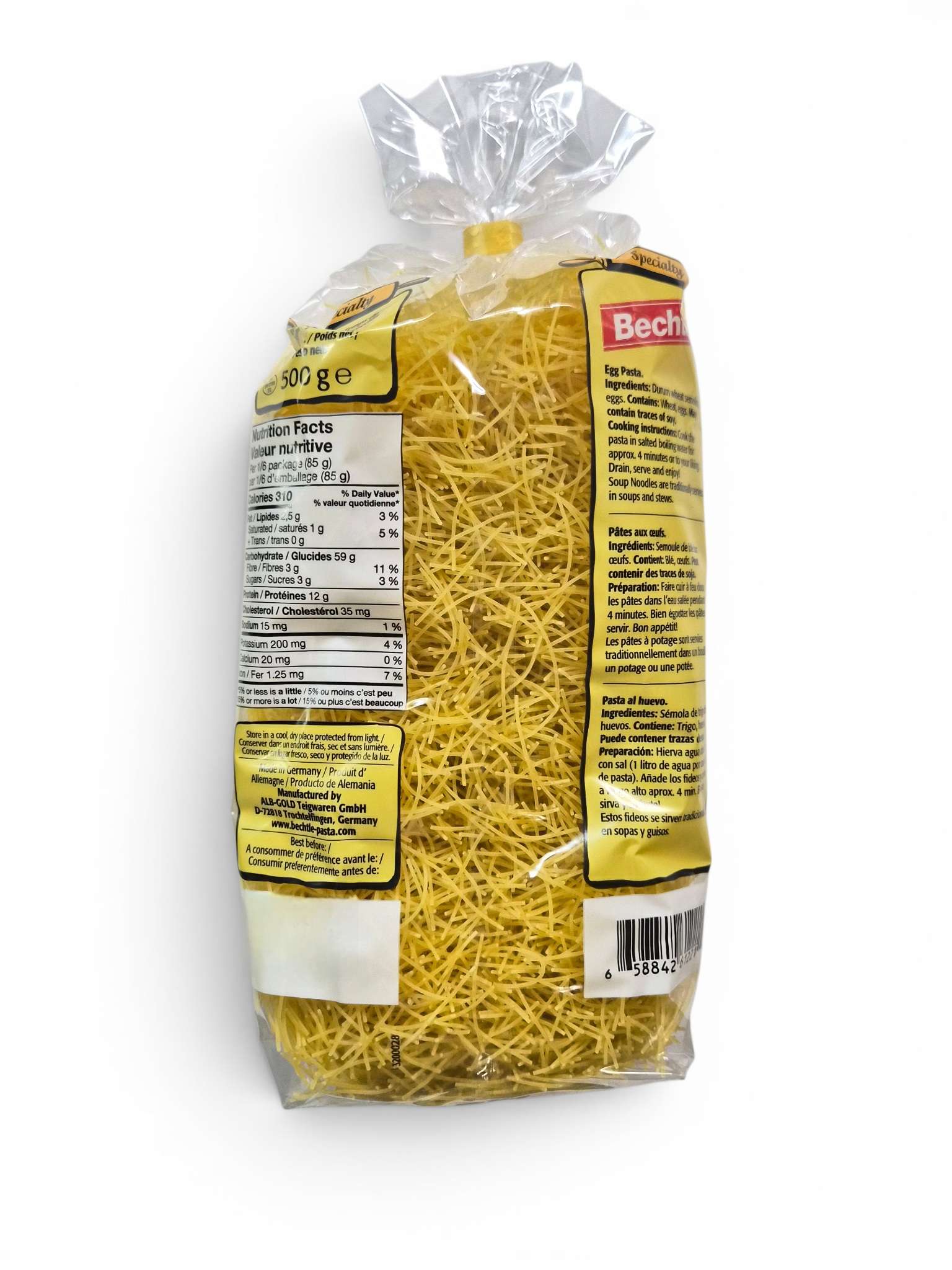 Bechtle Traditional German Egg Pasta - Soup Noodles image 1