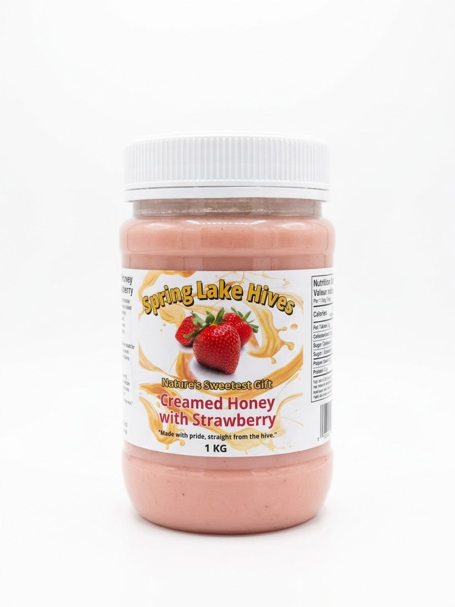 Creamed Honey with Strawberry